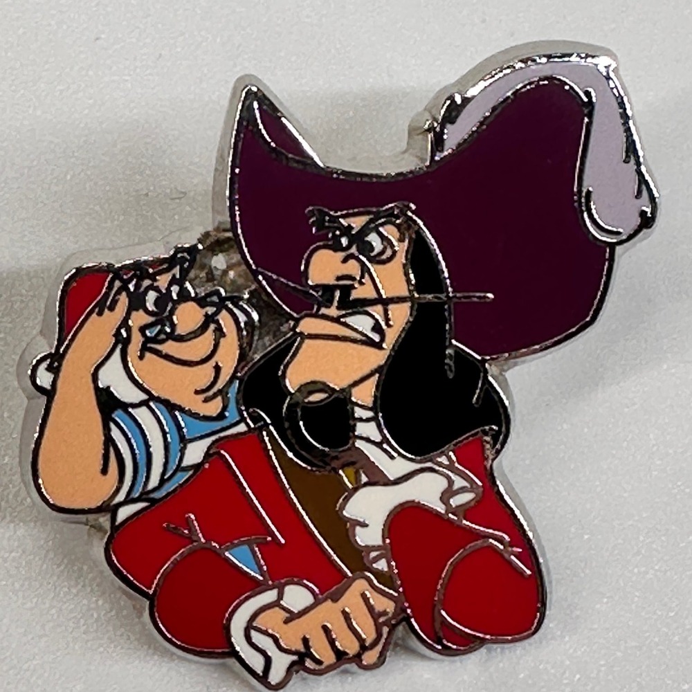 Disney Pin CAPTAIN HOOK & MR SMEE VILLAINS & SIDEKICKS Peter Pan 2010 PP78571